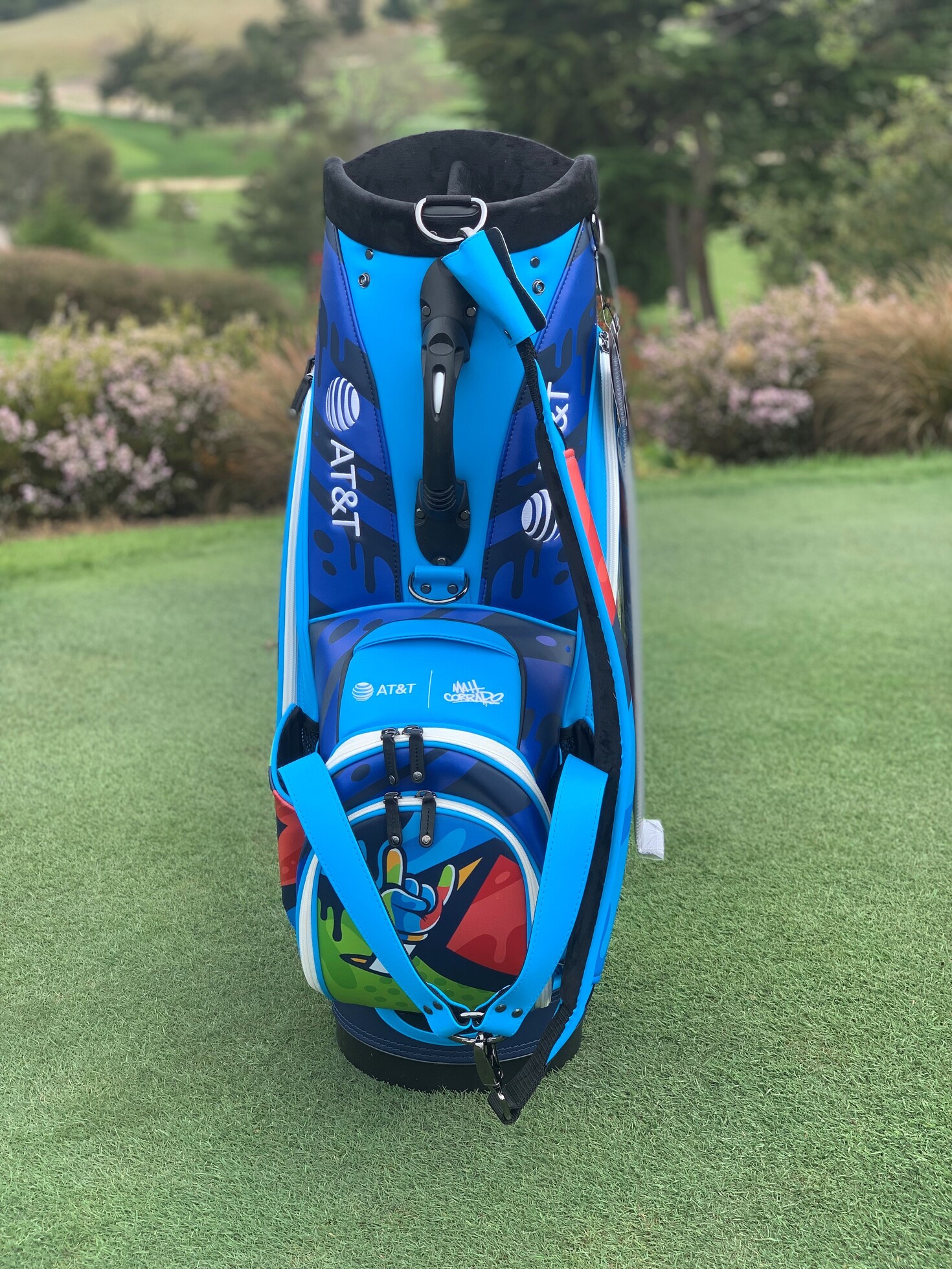 Custom Golf Bag Signed by Jordan Spieth & Designed by Artist, Matt ...